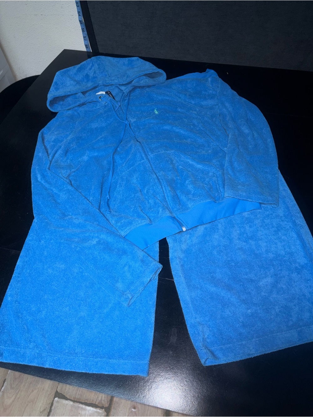 Black Label Ralph Lauren Bright Blue Track Joggers with Pony Logo